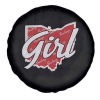 Buckeye Girl Ohio Home State Spare Tire Cover - Wonder Print Shop