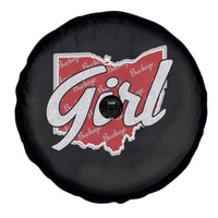 Buckeye Girl Ohio Home State Spare Tire Cover - Wonder Print Shop