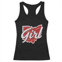 Buckeye Girl Ohio Home State Racerback Tank Top - Wonder Print Shop