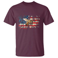 Patriotic Beekeeper T Shirt Bee American Flag Beekeeping