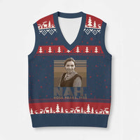 Rosa Parks Quote V-Neck Knit Sweater Vest Nah 1955 Melanin Black History Month