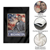 Booker Taliaferro Washington Garden Flag African American Educator Black History Month