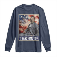 Booker Taliaferro Washington Long Sleeve Shirt African American Educator Black History Month