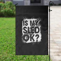 Funny Snowmobile Garden Flag Is My Sled Ok Winter Sport Snowmobile Track - Wonder Print Shop