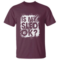 Funny Snowmobile T Shirt Is My Sled Ok Winter Sport Snowmobile Track - Wonder Print Shop