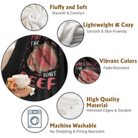 Funny May I Suggest The Roast Beef Throw Blanket Embarrassing Inappropriate Adult Humor