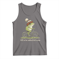 Off To Be Radical Left Scum Tank Top Funny Frog Resistance