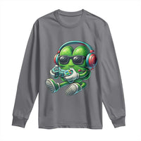 Funny Video Game Shamrock St Patricks Day Gamer Long Sleeve Shirt