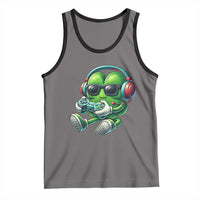 Funny Video Game Shamrock St Patricks Day Gamer Tank Top