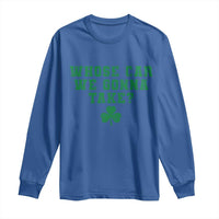 Funny Whose Car We Gonna Take Meme Shamrock Long Sleeve Shirt