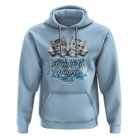 Chinga La Migra Hoodie Cute Cat Melting Ice Pro Immigrant