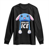 Abolish Ice Long Sleeve Shirt Blue Bunny Hat Pro Immigrant Resist Minnesota