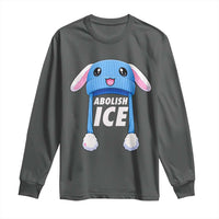 Abolish Ice Long Sleeve Shirt Blue Bunny Hat Pro Immigrant Resist Minnesota