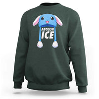 Abolish Ice Sweatshirt Blue Bunny Hat Pro Immigrant Resist Minnesota