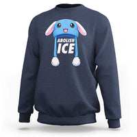 Abolish Ice Sweatshirt Blue Bunny Hat Pro Immigrant Resist Minnesota