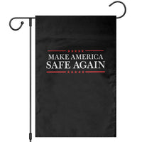 Make America Safe Again Garden Flag Funny US Patriotic 4th of July