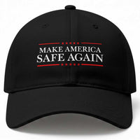 Make America Safe Again Baseball Cap Funny US Patriotic 4th of July