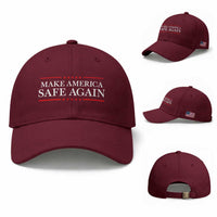 Make America Safe Again Baseball Cap Funny US Patriotic 4th of July