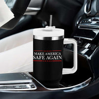 Make America Safe Again Tumbler With Handle Funny US Patriotic 4th of July