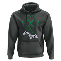 Video Game Lover St Patricks Day with Shamrock Controllers Hoodie