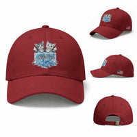 Abolish Ice Baseball Cap Cute Cat Melting Ice Pro Immigrant