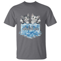 Abolish Ice T Shirt Cute Cat Melting Ice Pro Immigrant
