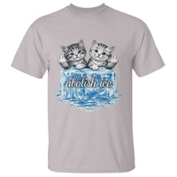 Abolish Ice T Shirt Cute Cat Melting Ice Pro Immigrant