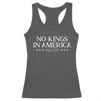 No Kings In America Since 1776 Racerback Tank Top Vintage Star