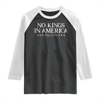 No Kings In America Since 1776 Raglan Shirt Vintage Star