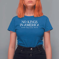 No Kings In America Since 1776 T Shirt For Women Vintage Star