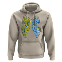 Down Syndrome Awareness Coquette Bow Ribbon Hoodie