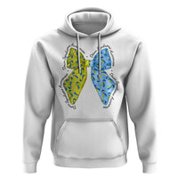 Down Syndrome Awareness Coquette Bow Ribbon Hoodie