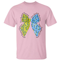 Down Syndrome Awareness Coquette Bow Ribbon T Shirt