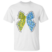 Down Syndrome Awareness Coquette Bow Ribbon T Shirt