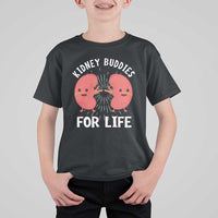 Funny Kidney Buddies For Life T Shirt For Kid Organ Transplant Donor Recipient Matching