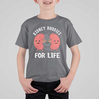 Funny Kidney Buddies For Life T Shirt For Kid Organ Transplant Donor Recipient Matching