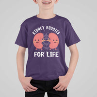 Funny Kidney Buddies For Life T Shirt For Kid Organ Transplant Donor Recipient Matching