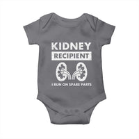 Kidney Recipient Run On Spare Parts Baby Onesie Matching Recovery