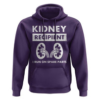 Kidney Recipient Run On Spare Parts Hoodie Matching Recovery