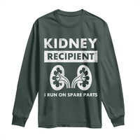 Kidney Recipient Run On Spare Parts Long Sleeve Shirt Matching Recovery