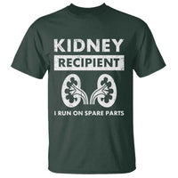 Kidney Recipient Run On Spare Parts T Shirt Matching Recovery