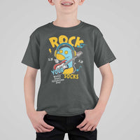 Funny Rock Your Socks T Shirt For Kid World Down Syndrome Day WDSD