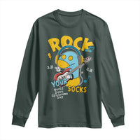 Funny Rock Your Socks Long Sleeve Shirt World Down Syndrome Day WDSD