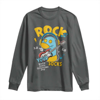 Funny Rock Your Socks Long Sleeve Shirt World Down Syndrome Day WDSD