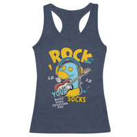Funny Rock Your Socks Racerback Tank Top World Down Syndrome Day WDSD