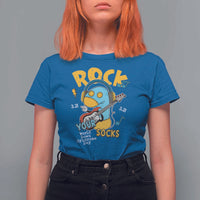Funny Rock Your Socks T Shirt For Women World Down Syndrome Day WDSD