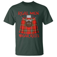 Funny Real Men Wear Kilts T Shirt Scottish Pride