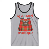 Funny Real Men Wear Kilts Tank Top Scottish Pride