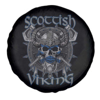 Scottish Viking Axes Celtic Knot Spare Tire Cover Scottish Flag