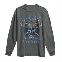 Scottish Viking Axes Celtic Knot Long Sleeve Shirt Scottish Flag